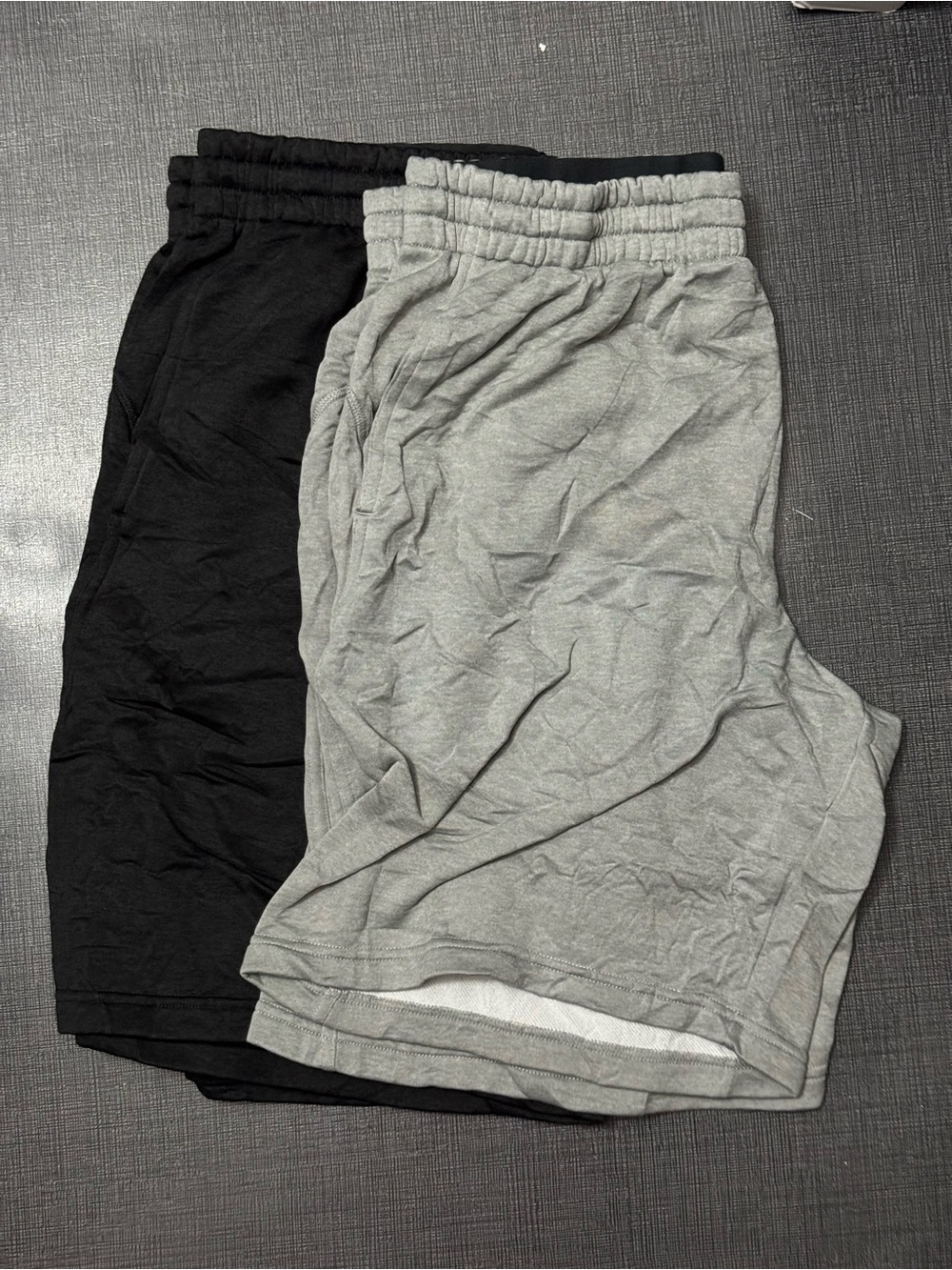 Champion Men's Athletic Shorts — Black & Light Gray